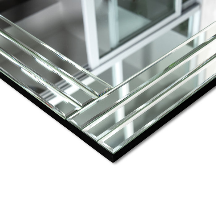 Mercer41 Glass Rectangle Wall Mirror Wayfair